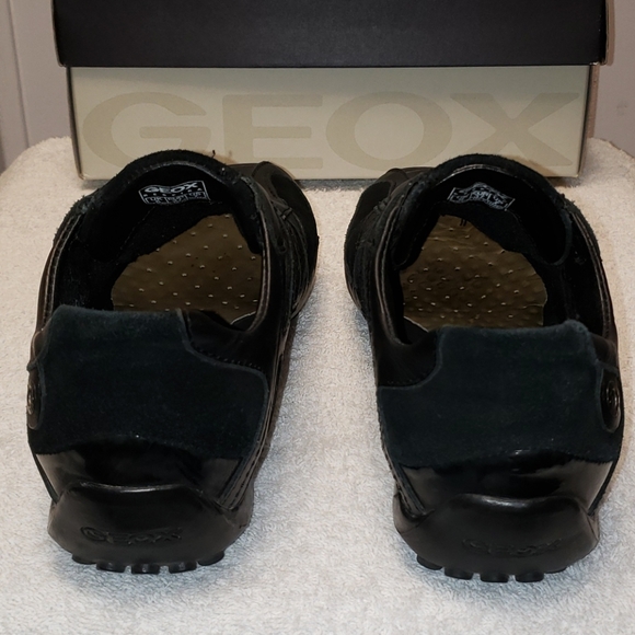 Ecco Snake Suede & Leather sneaker, black, 7 - Picture 7 of 13